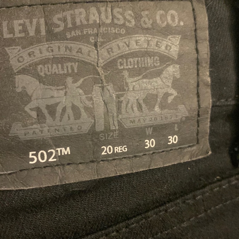 Boys black jeans